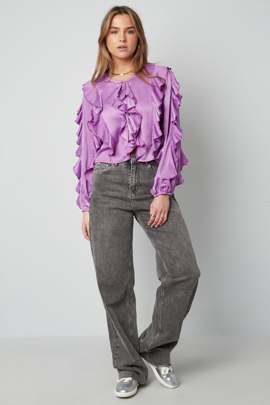 The Anya Ruffle Blouse