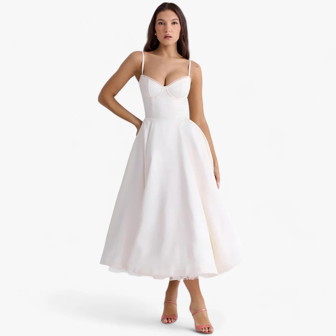 The Celeste Wide-Cut Gala Gown