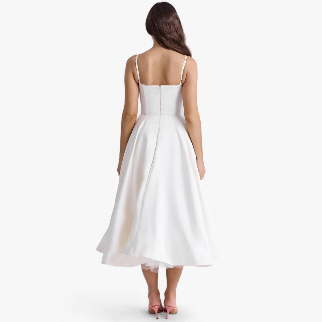The Celeste Wide-Cut Gala Gown
