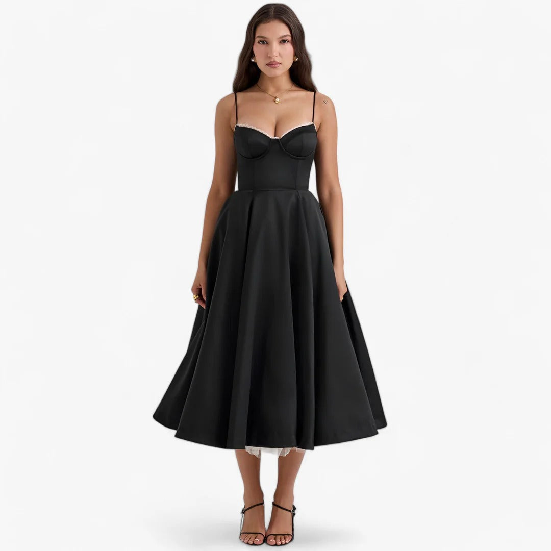The Celeste Wide-Cut Gala Gown