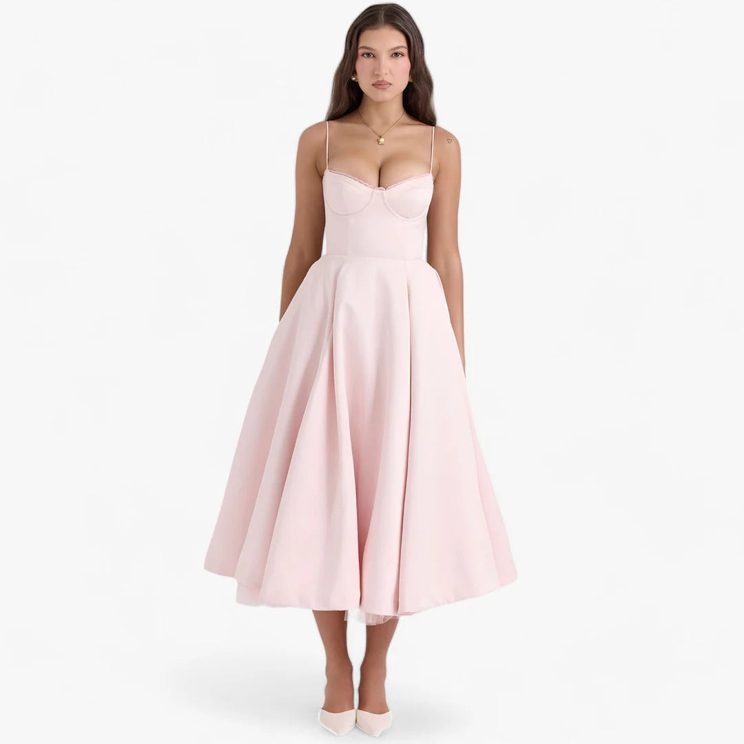 The Celeste Wide-Cut Gala Gown