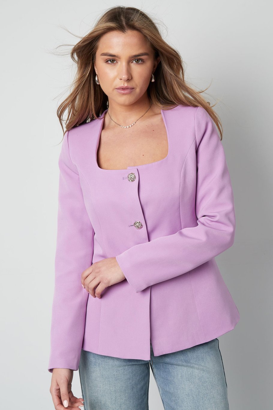 The Lena Blazer Top